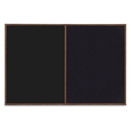 United Visual Products Slim Style Indoor Enclosed Radius Corkbo UVRDS42SB-GOLD-BUFF